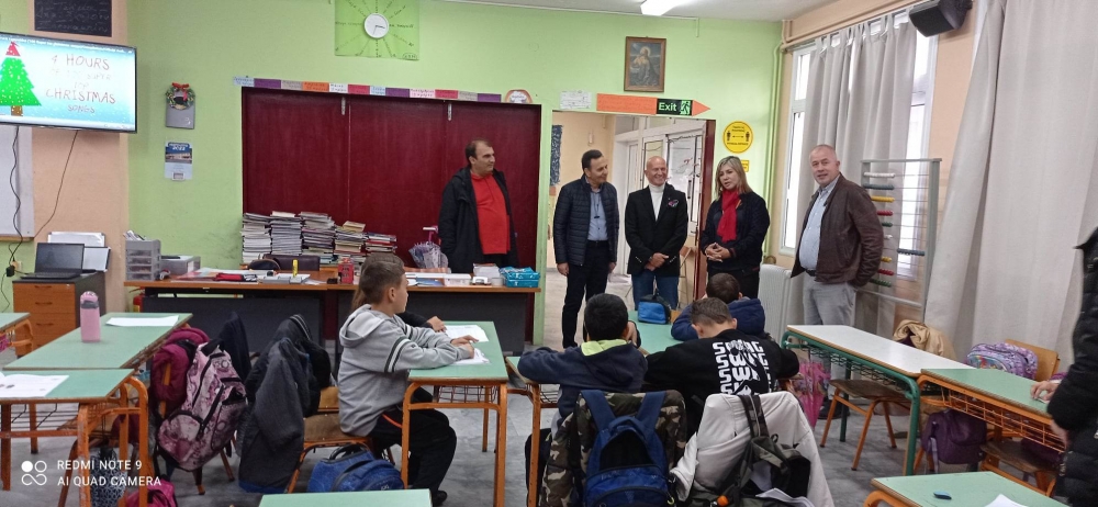 Στο Δημοτικό Σχολείο Ξηροκαμπίου η υφυπουργός Παιδείας Ζ. Μακρή